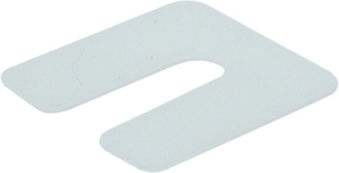 Uitvulplaatjes 1Mm 50X50Mm Trnspr Knstst Doos - 480St