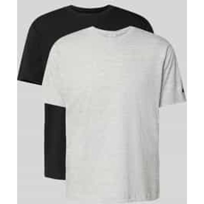 T-shirt met ronde hals in set van 2