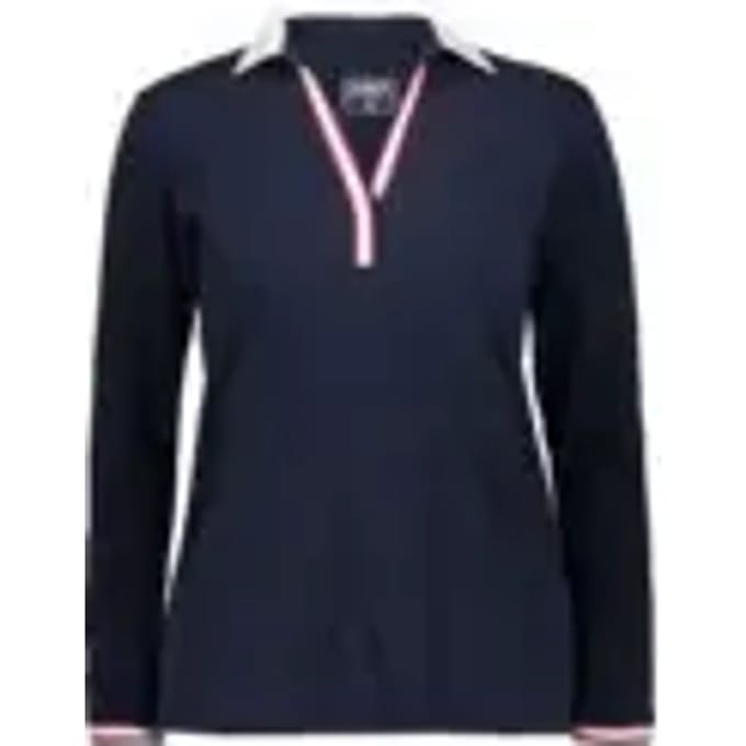 Cmp 39d4816 Lange Mouw Poloshirt Blauw S Vrouw
