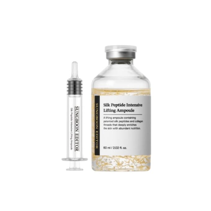 Sungboon Editor Ampoule Peptide de Soie Fil Fondant Lifting Soin Raffermissant 60ml white