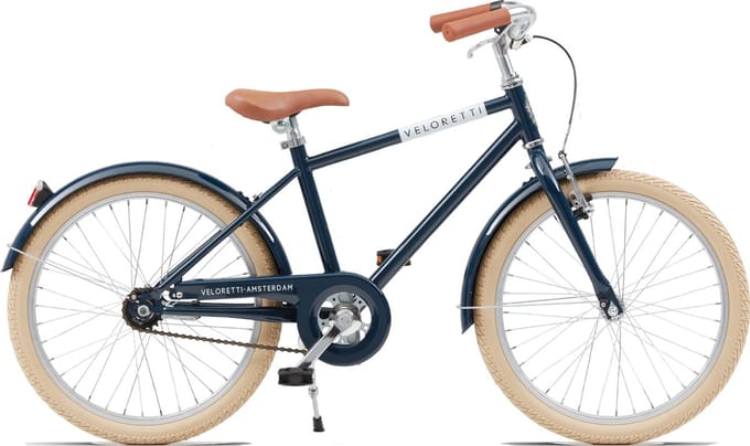Veloretti Junior Kinderfiets - 20 inch - Donkerblauw - 5-8 jaar