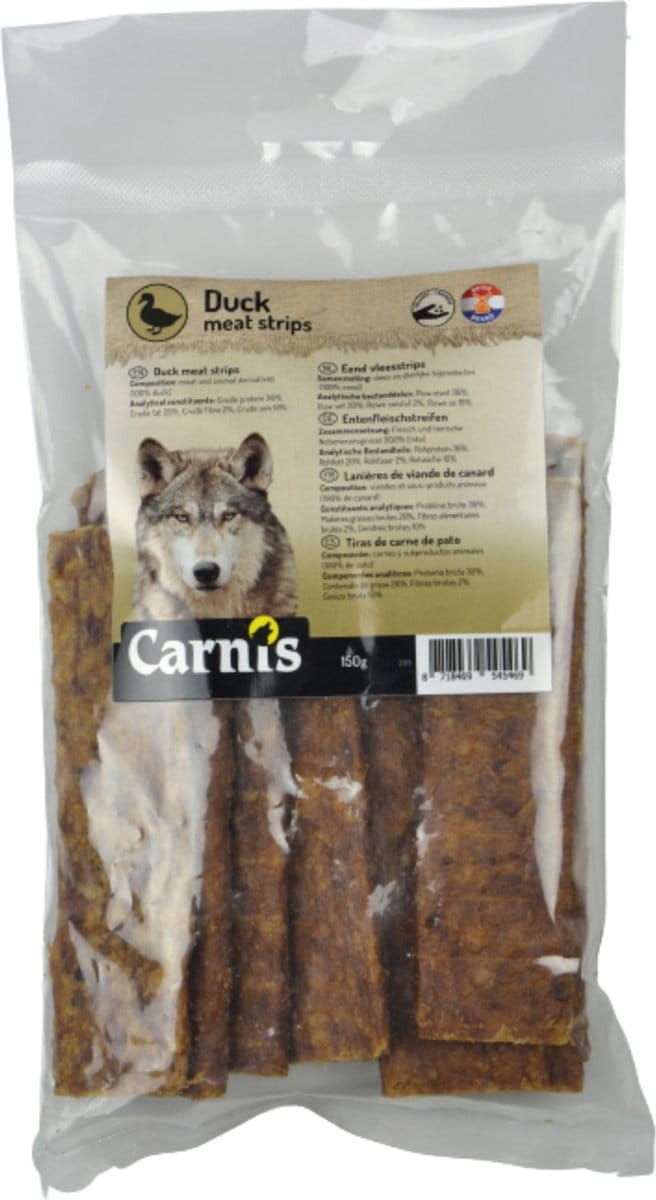 Carnis Eend Vleesstrips 150 g
