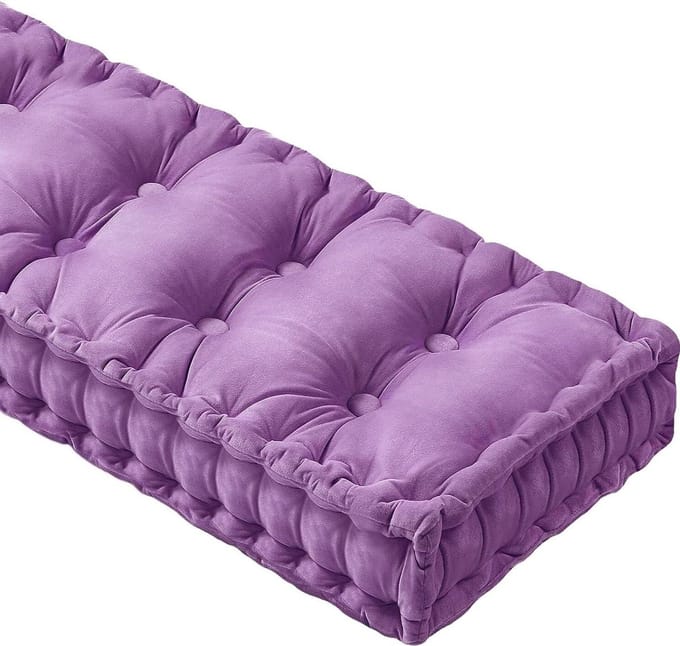 Bankkussen - Zitkussen - Buiten Zitten - Donskatoen Vulling - 200x45cm - Eff