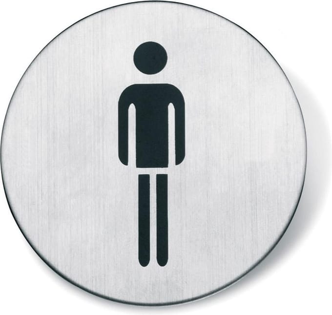 Almar Pictogram Man zelfklevend rond