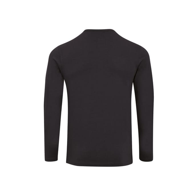 Premier Heren Long John Roll Sleeve T-shirt (Zwart)