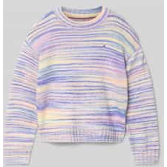 shaped fit gebreide pullover met wol