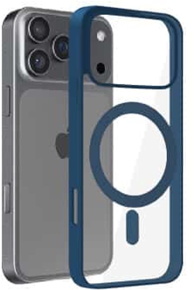 Zanaé – Backcover – iPhone 17 Pro – hoesje – MagSafe – Blauw