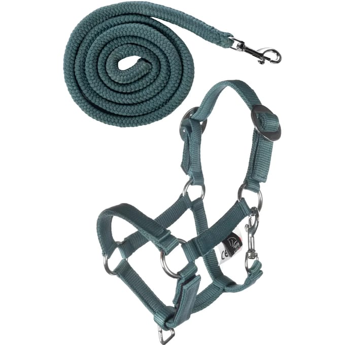 Zadel en longe voor Hobby Horse HKM Kids Basic