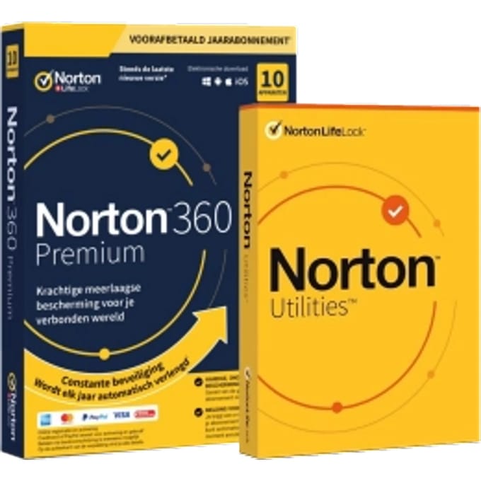 Norton 360 Premium met Norton Utilities Ultimate | 10 Apparaten | 1 Jaar