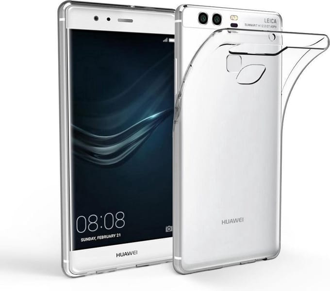 Transparant TPU siliconen case hoesje voor Huawei P10 Plus