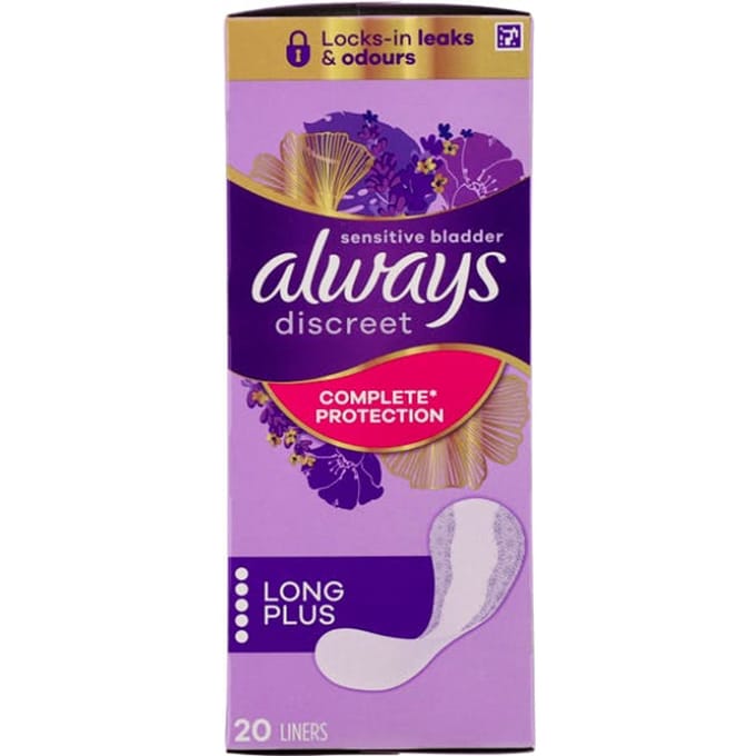 Always Discreet Liners Long Plus 20 st