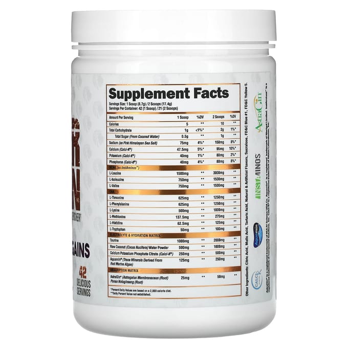 ALPHA LION, SuperHuman Intra, Druiven Meloen Gain, Watermeloen Druiven Snoep, 365,4g (12.9oz)