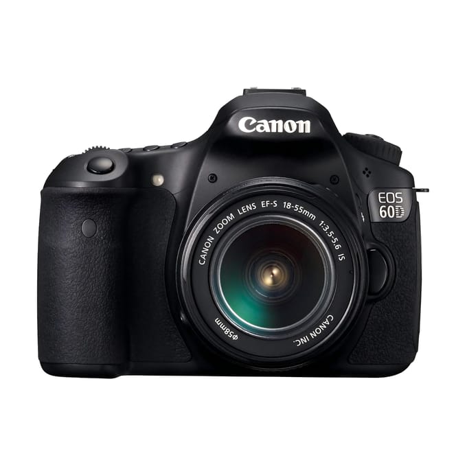 Canon EOS 60D Digitale Spiegelreflexcamera + EF-S 18-55mm f/3.5-5.6 IS Zoomlens zwart