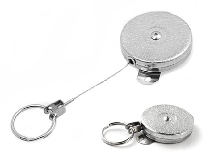 Key-Bak Retractor 487HD - 120cm rvs koord - draagkracht 225 gram
