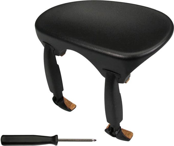 Wittner 253221 violin chinrest center mount, 3/4