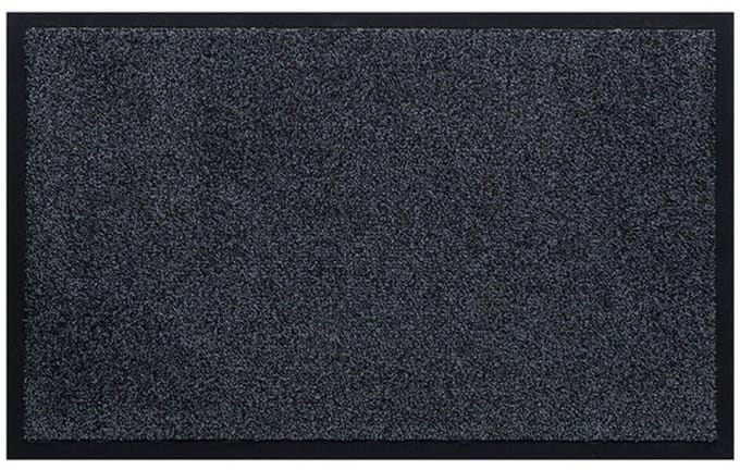Borstelshop Deurmat Binnen - Droogloopmat - Schoonloopmat - Antislip - Wasbaar - 80 x 50 cm - Antraciet