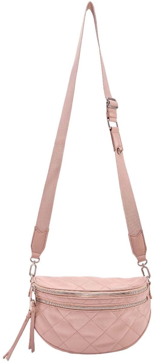 FREDsBRUDER schoudertas Comfy Carry Beltbag Rose zalmroze