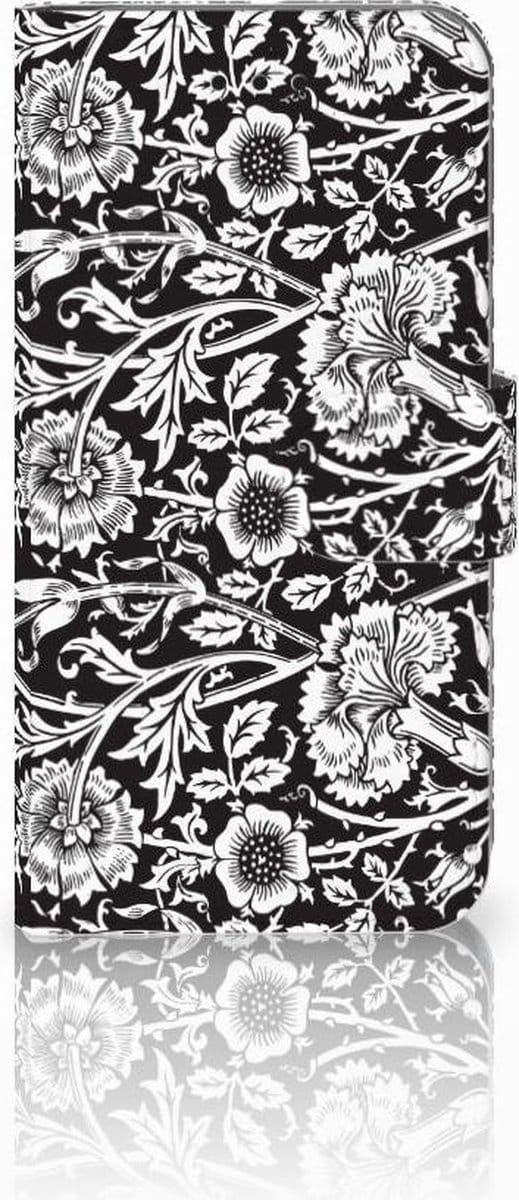 Apple iPhone X | Xs Hoesje Black Flowers