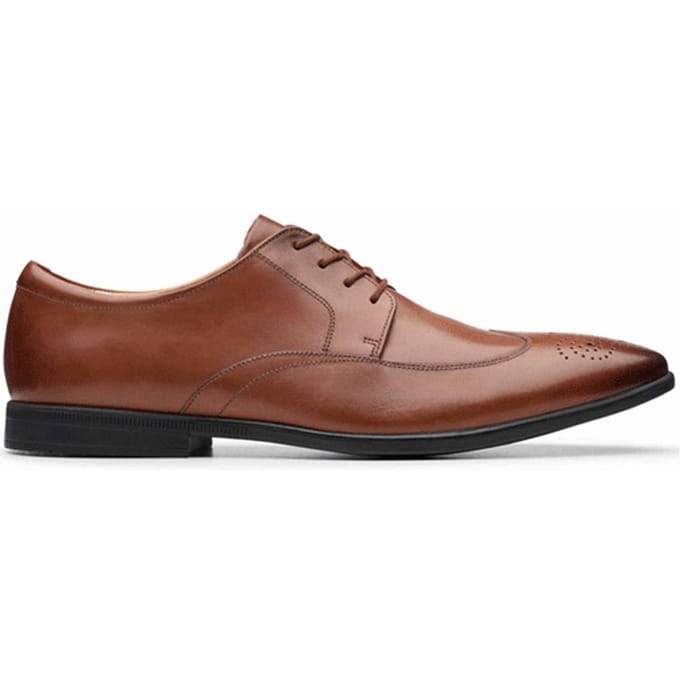 Clarks Bampton Wing herenschoenen bruin