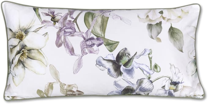Kardol Branche Cushion Sierkussen - 30 x 60 cm cm - Grijs Groen