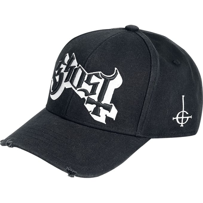 Ghost Logo - Baseball Cap Unisex Cap - zwart - Standard