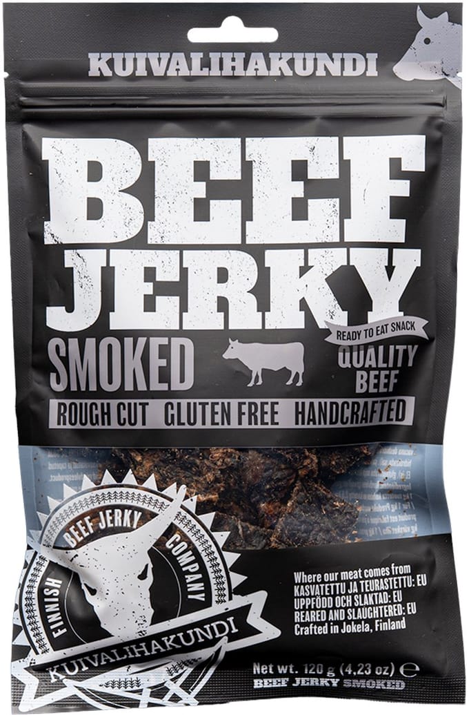 Kuivalihakundi Beef Jerky - Smoked - 2 x 120g
