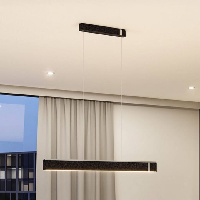 LED-hanglamp Smart Home Zigbee 3.0 Jagun Tunable White 1800lm 21W Antraciet dimbaar