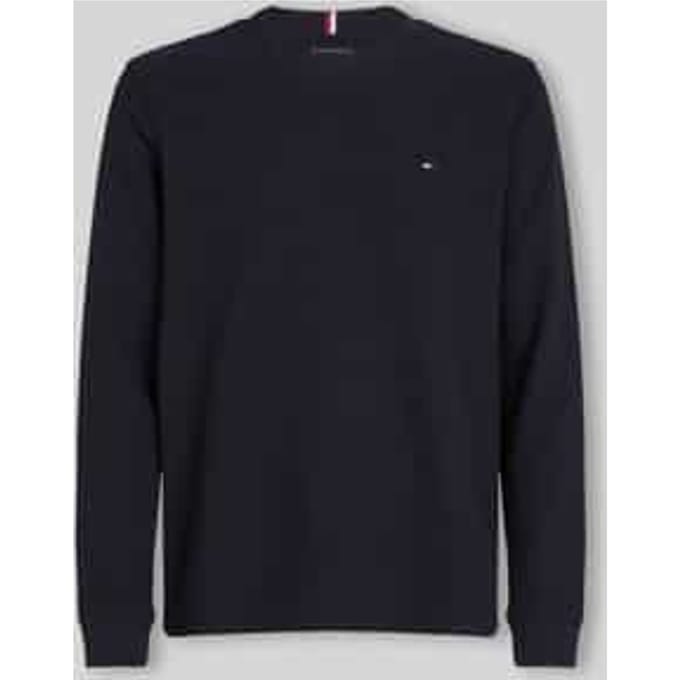 Regular fit shirt met lange mouwen met subtiel logodetail