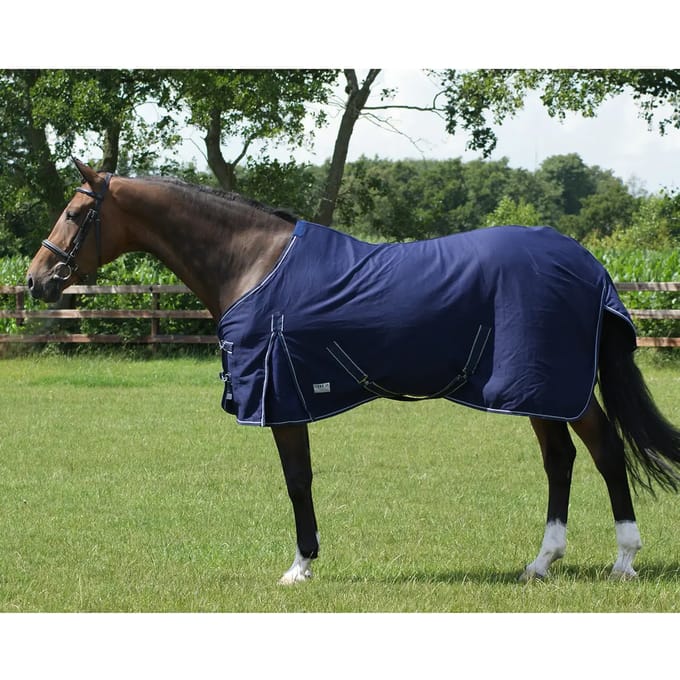 Qhp Zomerdeken Qhp Classic Blauw
