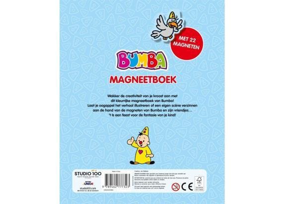 Studio 100 Bumba magneetboek Kartonboekjes Baby- en peuterboeken