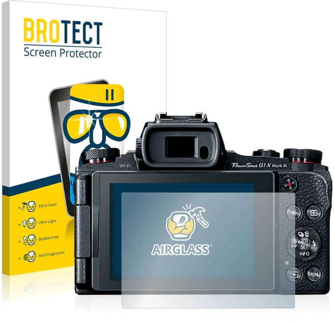 Screenprotector voor Canon PowerShot G1 X Mark III Beschermglas transparant