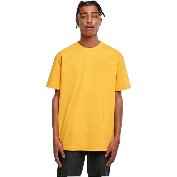 Urban Classics - Heavy Oversized Heren Tshirt - M - Geel