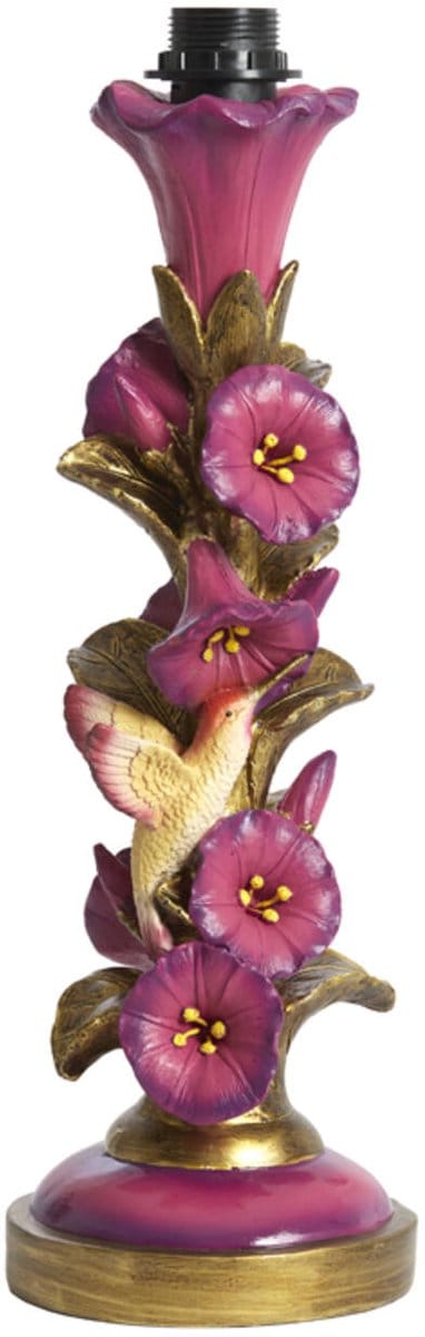 Tafellamp - roze - Berisso - kunststof - Ø 15cm - E27 - 8057089 - Light & Living