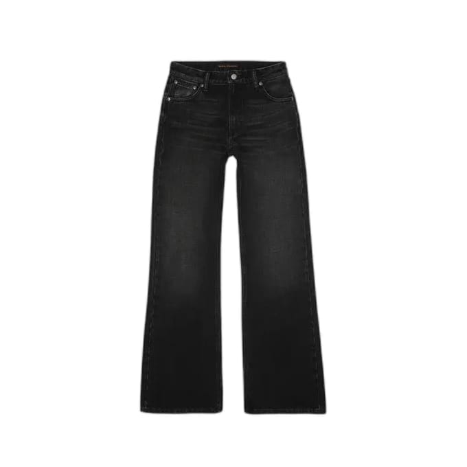 Vrouwelijke Flared Jeans Nudie Jeans Dusty Dee Night Dune Black