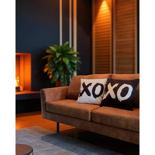 Gek op kussens! Sierkussen xo white | 45 x 45 cm | katoen/polyester