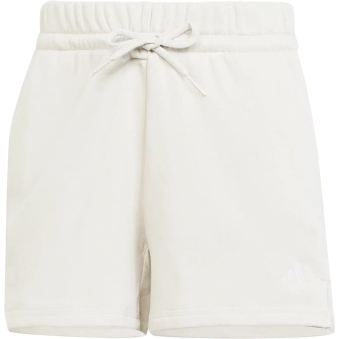 Adidas Essentials Small Logo Feelcozy Korte Broek Beige L Vrouw