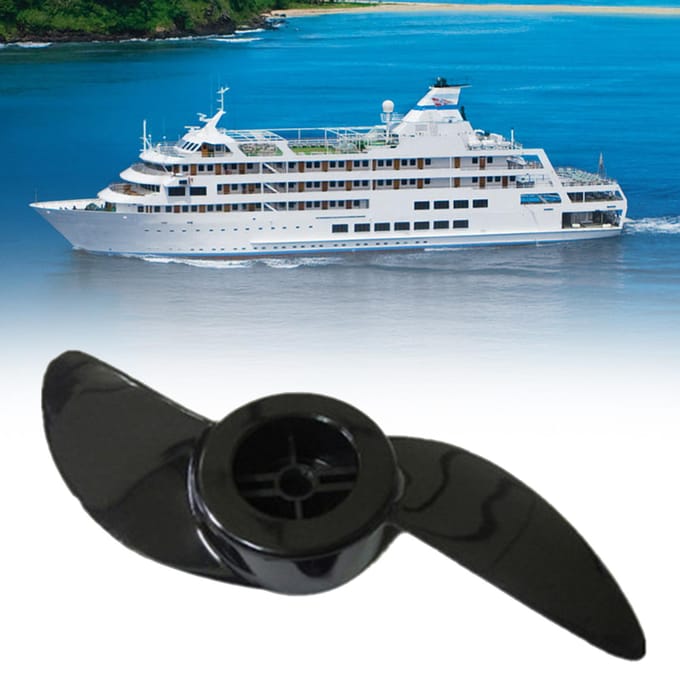 2-blads bootpropeller buitenboordmotorpropeller elektrische trollingmotor buitenboordpropeller voor zwart