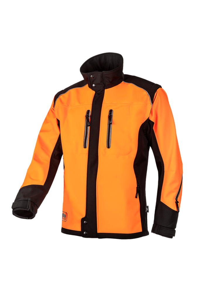 SIP Protection Fuyu Softshelljas - Fluo Oranje/Zwart - M