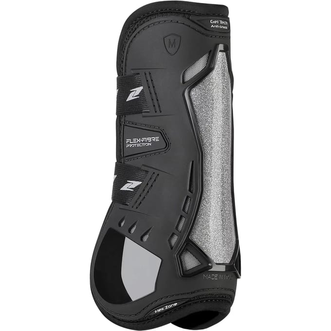Zandona Carbon Chic Peesbeschermers L - Zwart