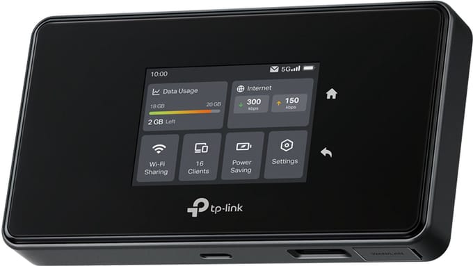 TP-Link M8550 - MiFi Router- 5G - WiFi 6E - Mobiele 5G WiFi Hotspot - Voor Onderweg
