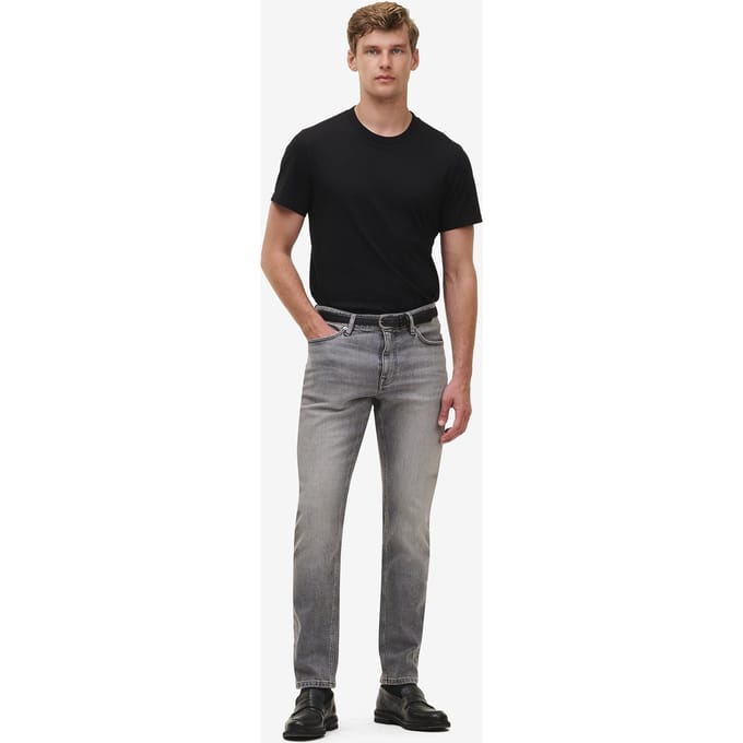 No Label Yamane Midweight Cotton-stretch Grey Größe: W29L32 | Slim Jeans Outlet | Herren | Grau