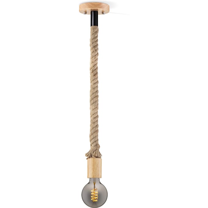 Home sweet home hanglamp Leonardo Spiral g95 - smoke