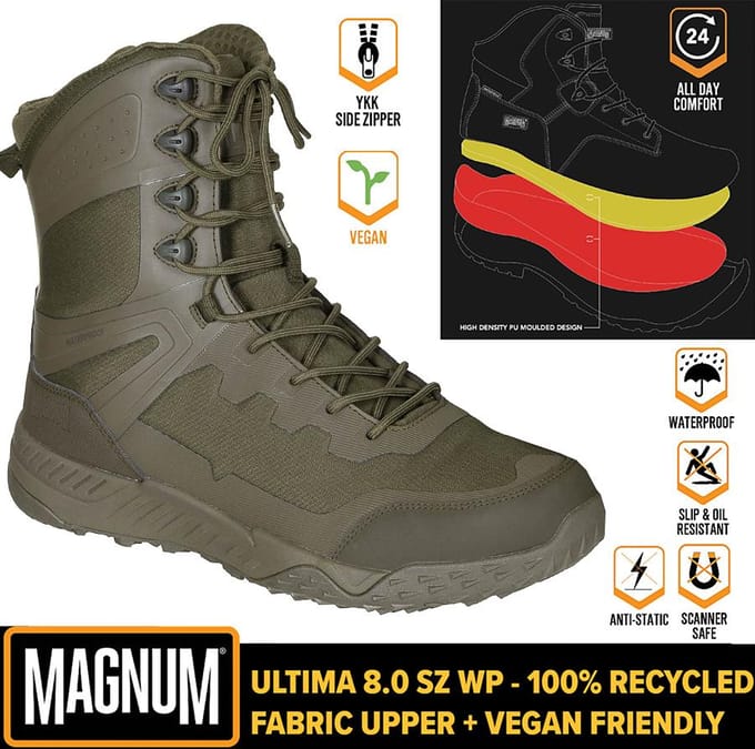 Magnum Ultima 8.0 SZ WP Ranger Green 46