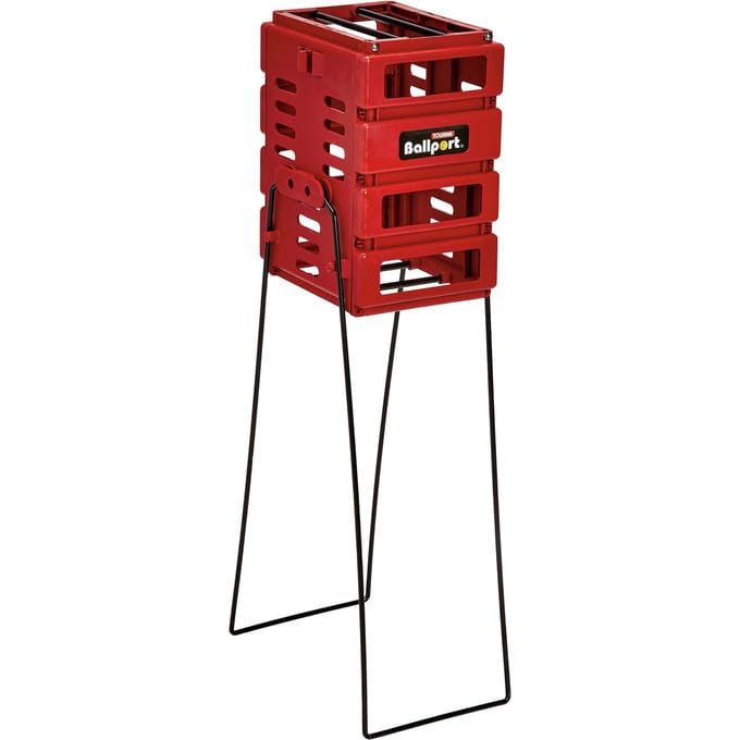 Tourna Mini Ballport 36 Ballenmand-Rood