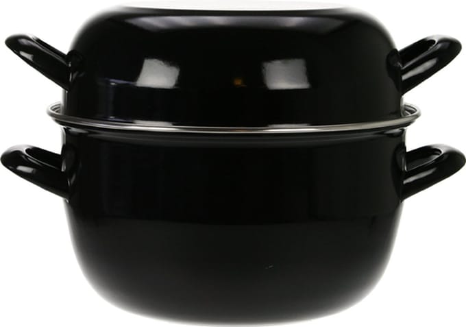Cosy&Trendy Mosselpan - Ø 24 cm - Zwart