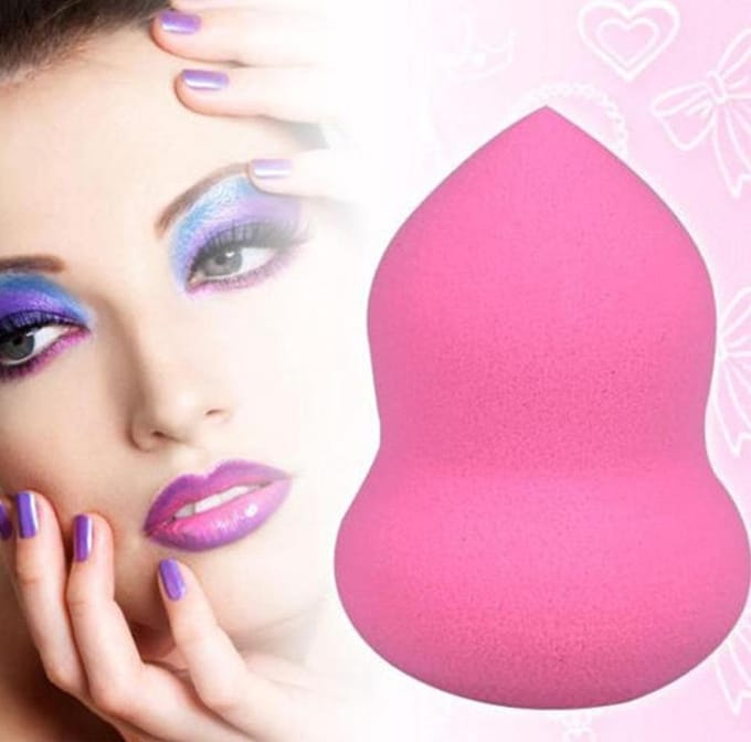 Make up sponsje - Makeup Spons met Kurkvorm - Beauty Spons - Roze