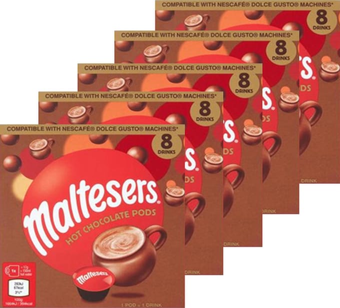 Maltesers - Warme Chocoladedrank (Dolce Gusto Compatible) - 5x 8 Capsules