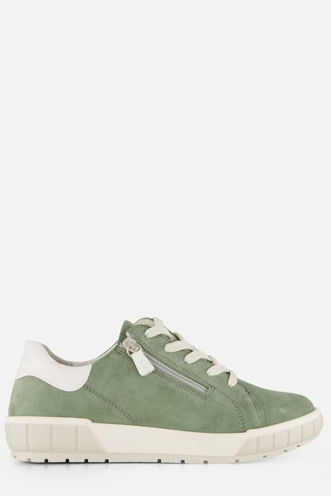 Feyn Sneakers groen Suède K-leest - Maat 39