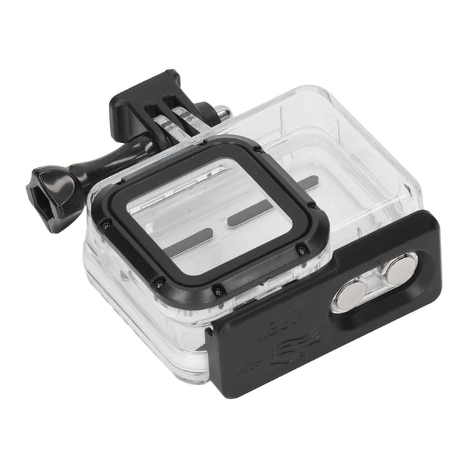 Actiecamera Waterdichte Behuizing 197ft Diepte Beschermende Camera Duikcase met Anti-condens Inzetstuk white