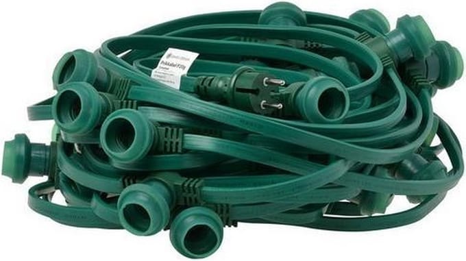 Simply Design 69262 Prikkabel P20g 40W 20M 35Fittingen Groen
